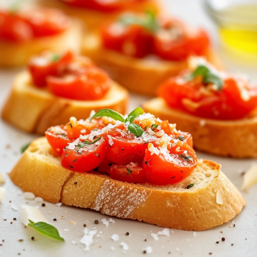 Kräuter-Tomaten-Crostini