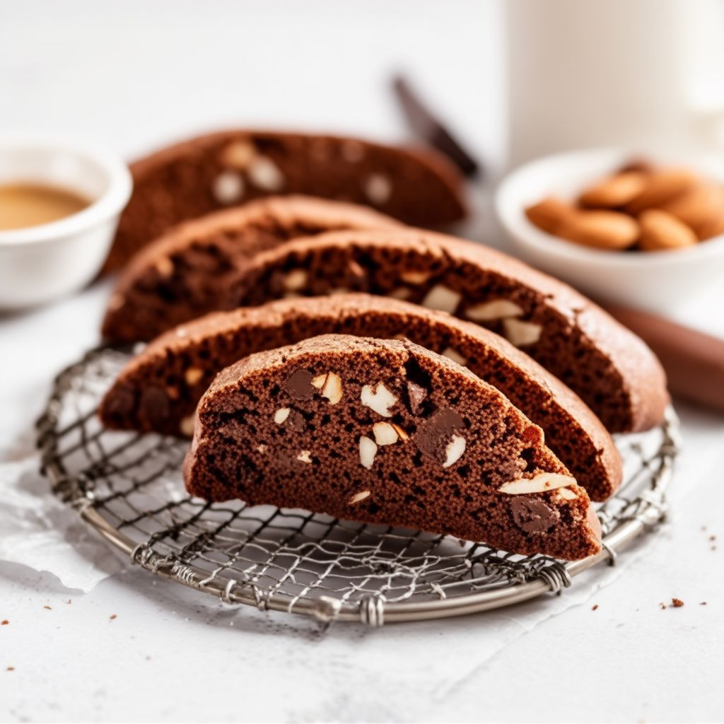 Chocolate Almond Biscotti with a Twist