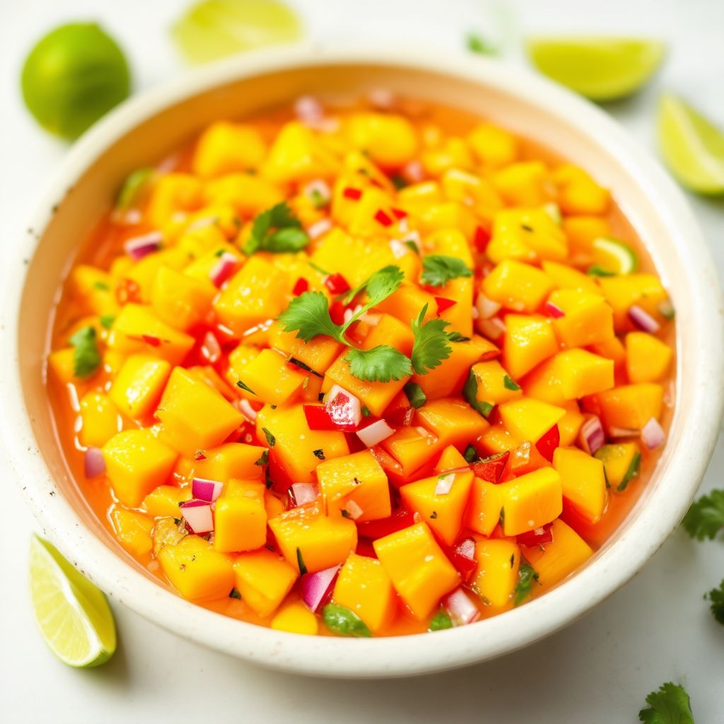 Tropical Rum-Infused Fruit Salsa
