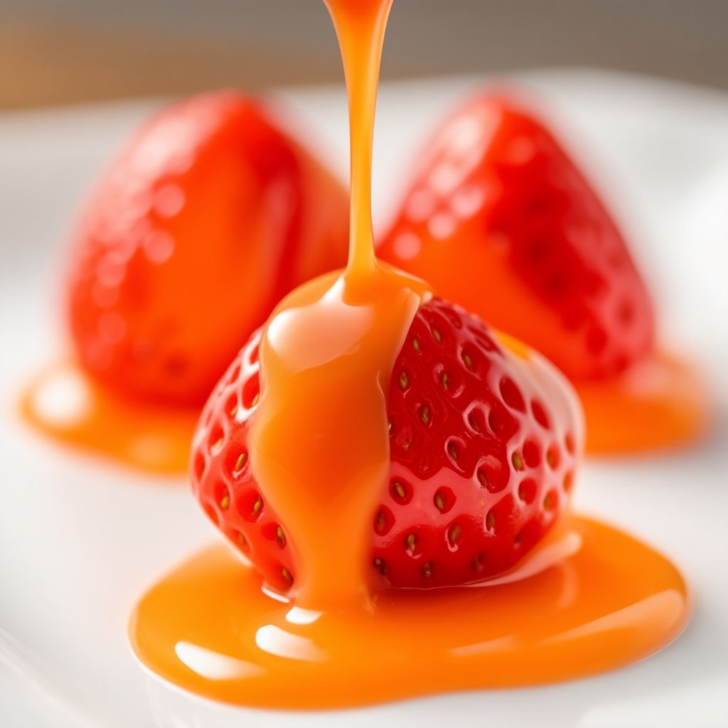Fragole Succulente con Salsa Cremosa al Liquore