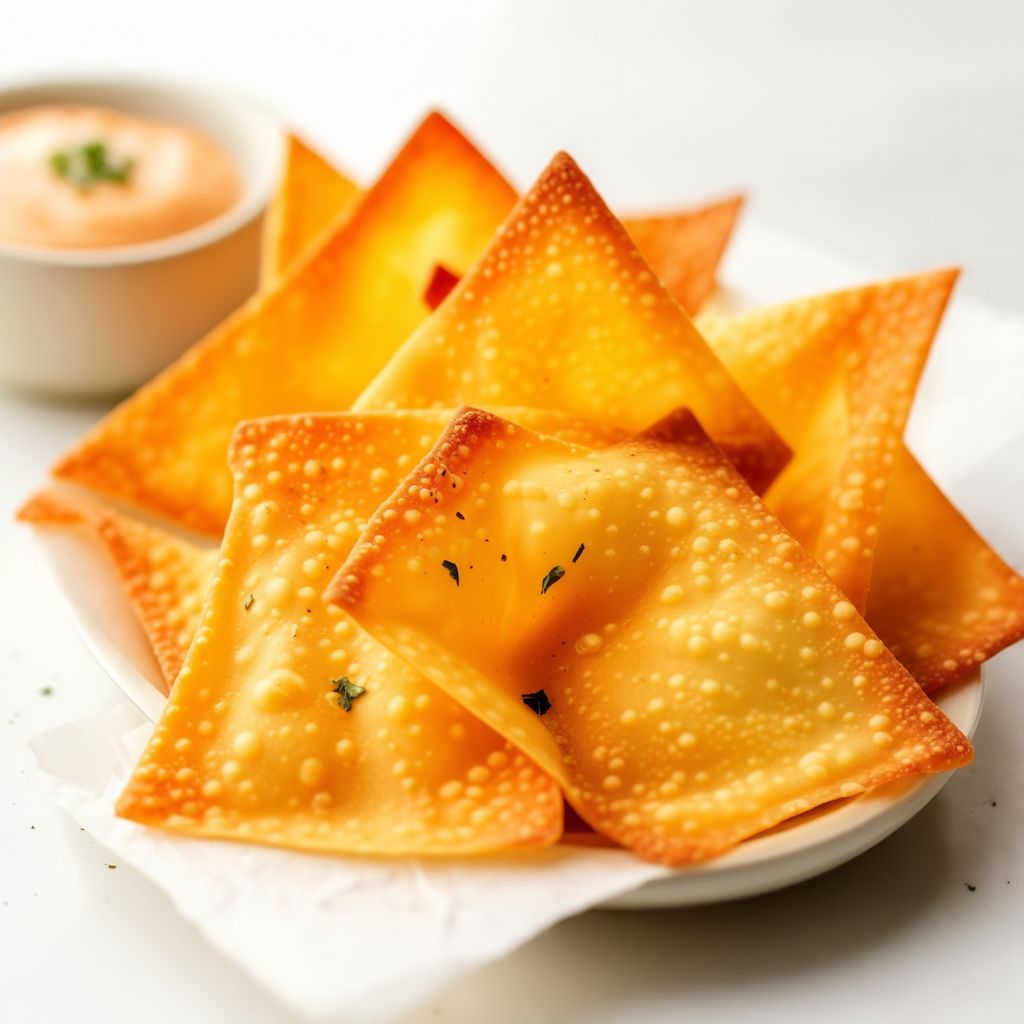 Crispy Seasoned Wonton Chips