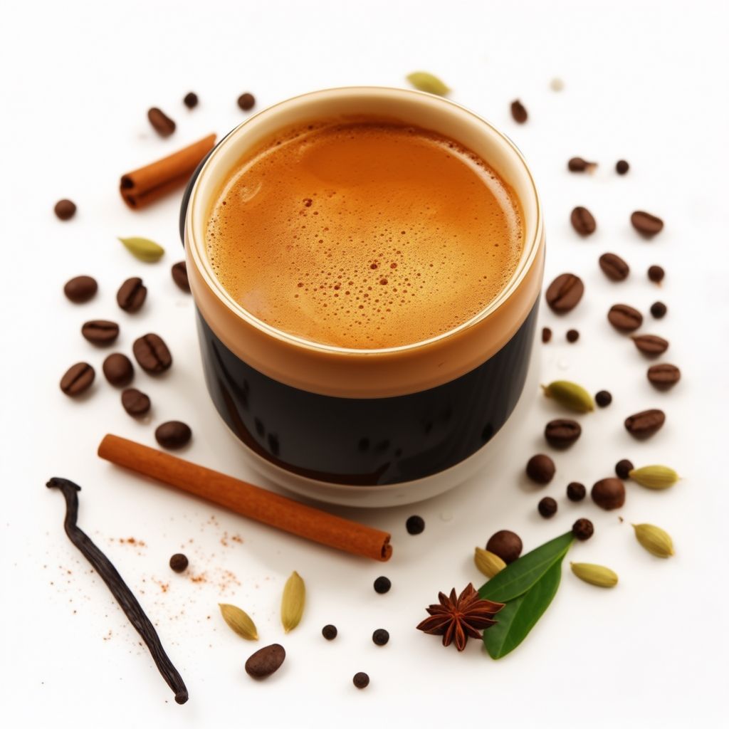 Gewürzter Chai-Kaffee-Genuss