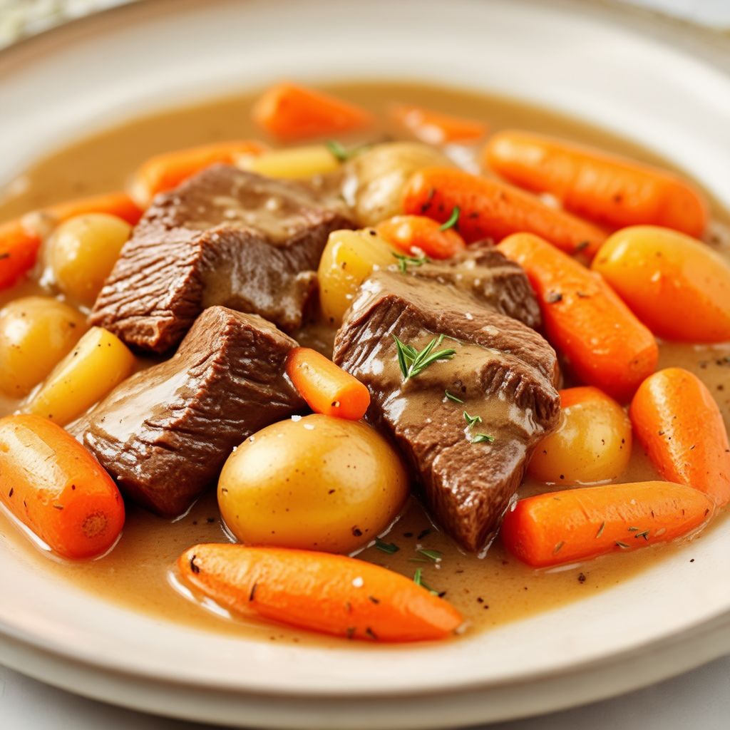 Savory Braised Beef with Creamy Sauce