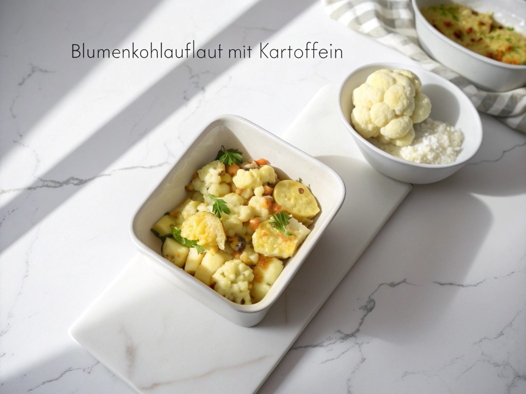 Blumenkohlauflauf mit Kartoffeln