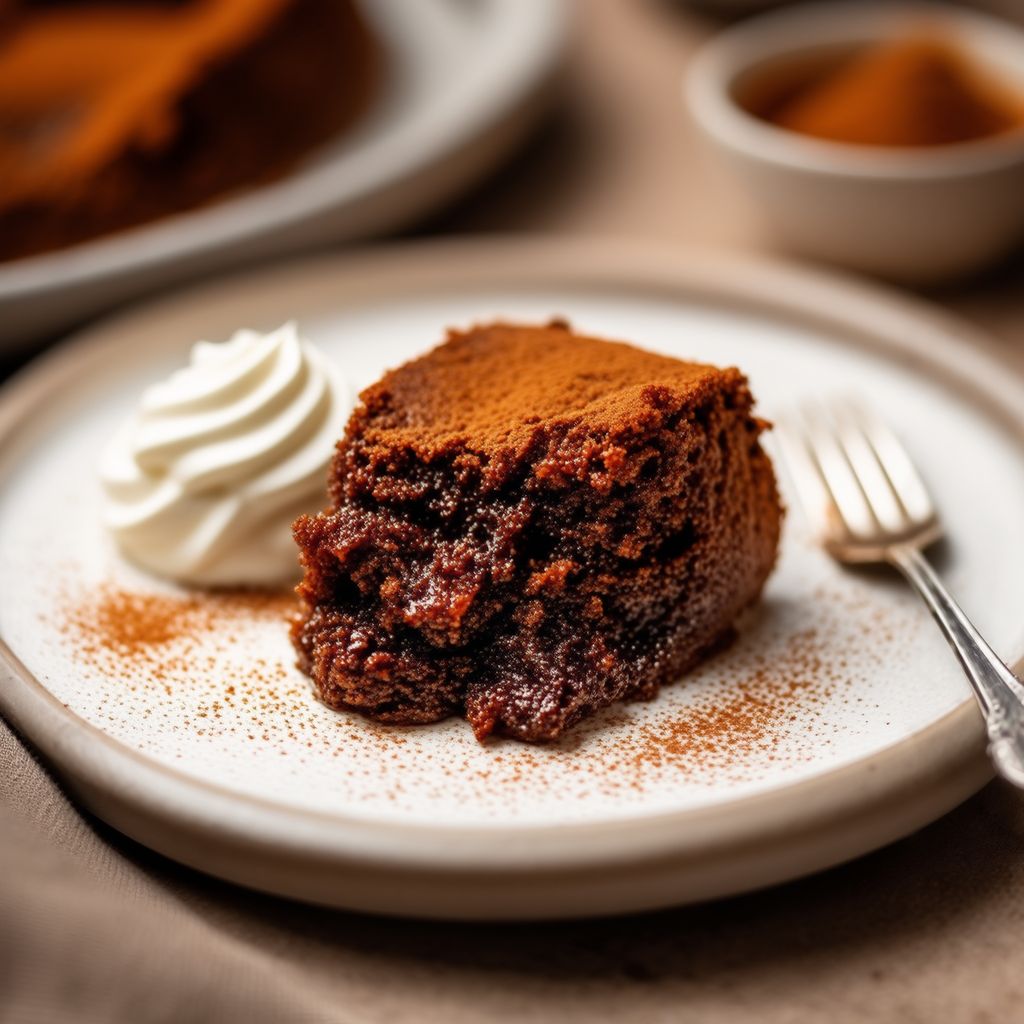 Torta di Pudding al Melassa Speziata