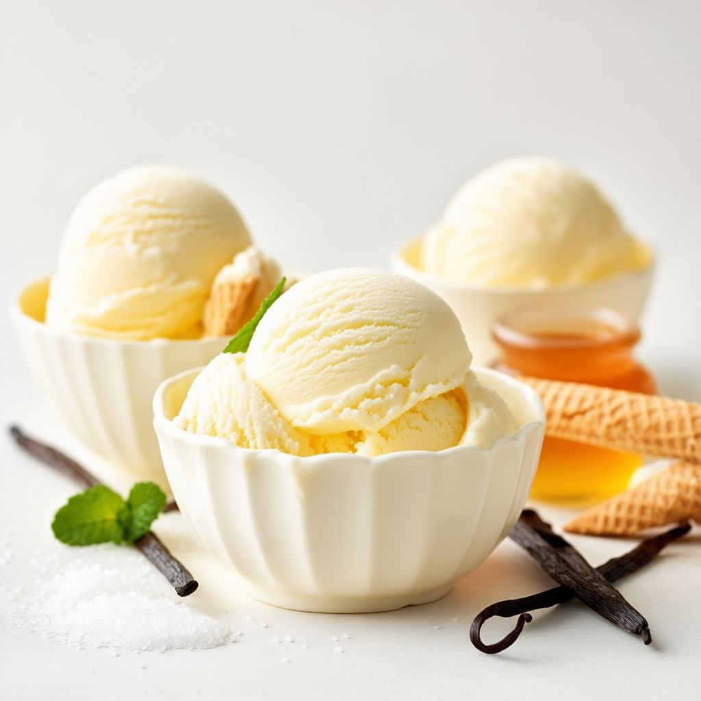 Creamy Vanilla Bliss Ice Cream