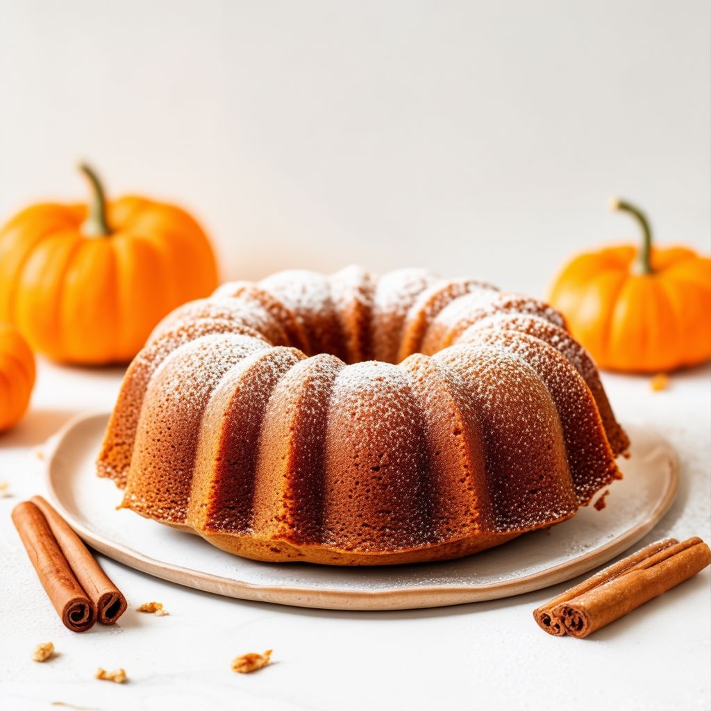 Torta Bundt di Zucca Speziata Senza Glutine