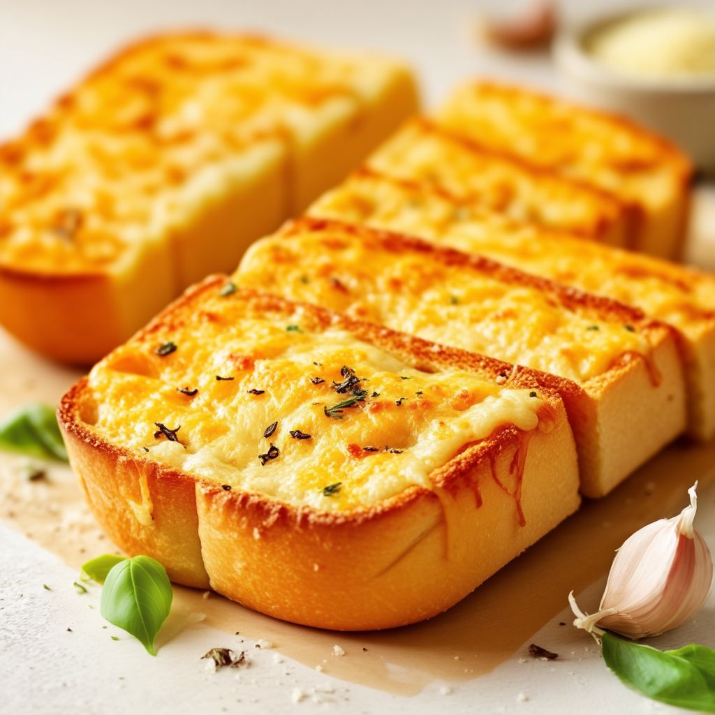 Käse-Kräuter-Knoblauchbrot