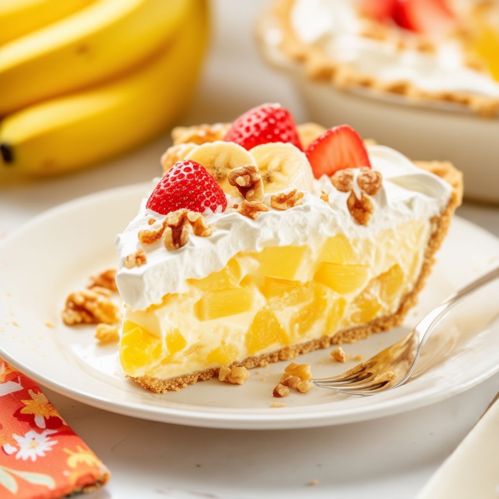 Tropische Bananen-Delight-Torte