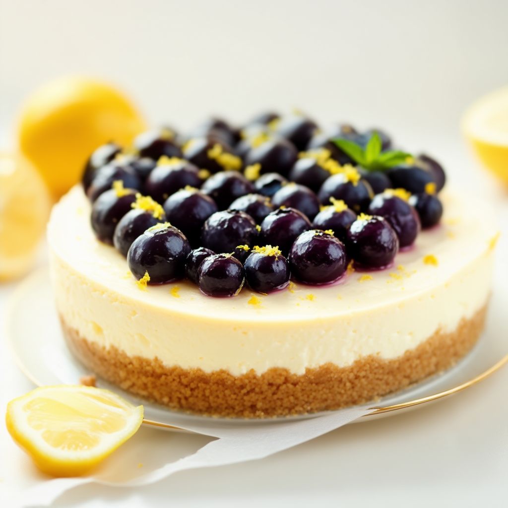 Cheesecake al Limone e Mirtilli