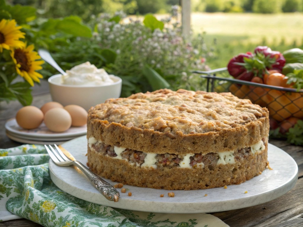 Hackfleisch Kuchen