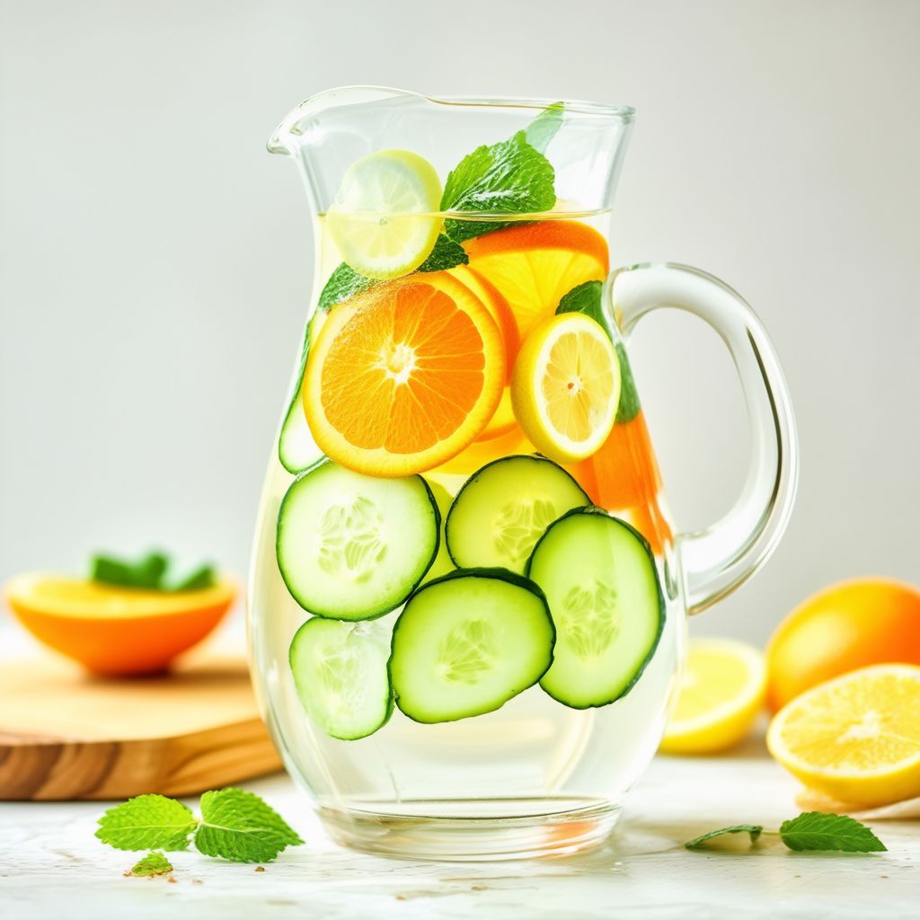 Citrus Cucumber Infused Water