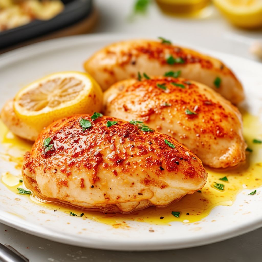 Spanish-Style Lemon Paprika Chicken