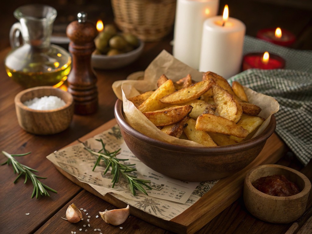 Knusprige Kartoffelwedges