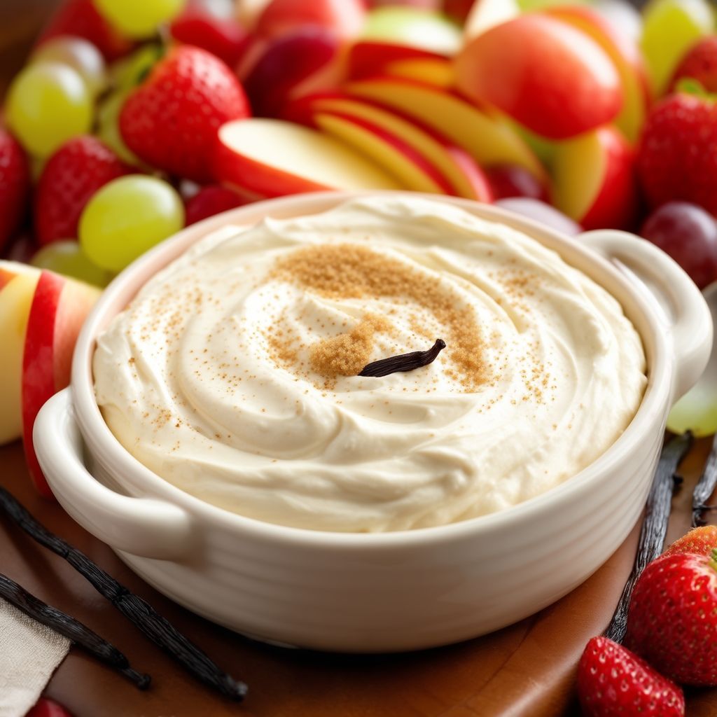 Creamy Vanilla Fruit Dip