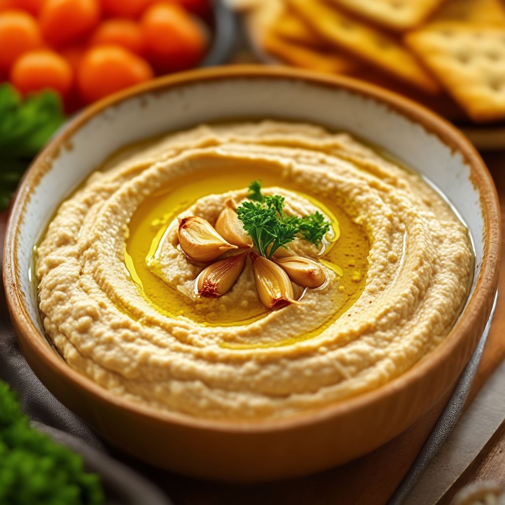 Crema di Ceci e Aglio Arrosto