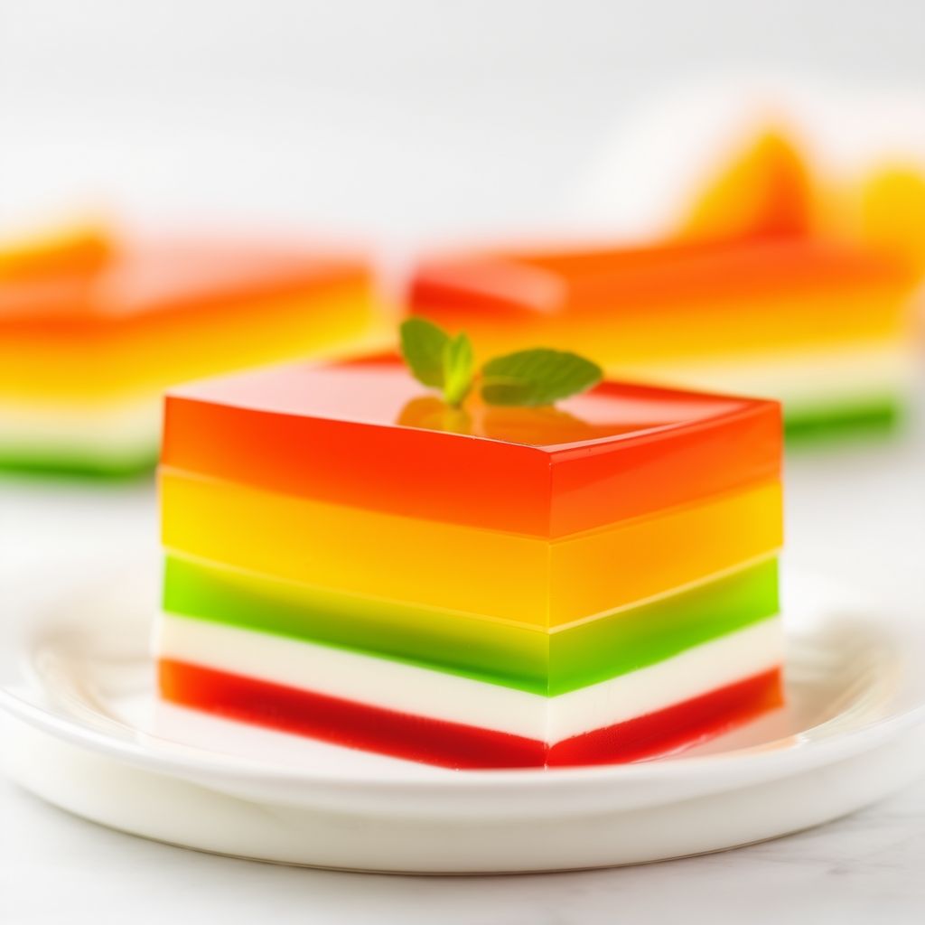 Delizia Gelatinosa a Strati Arcobaleno