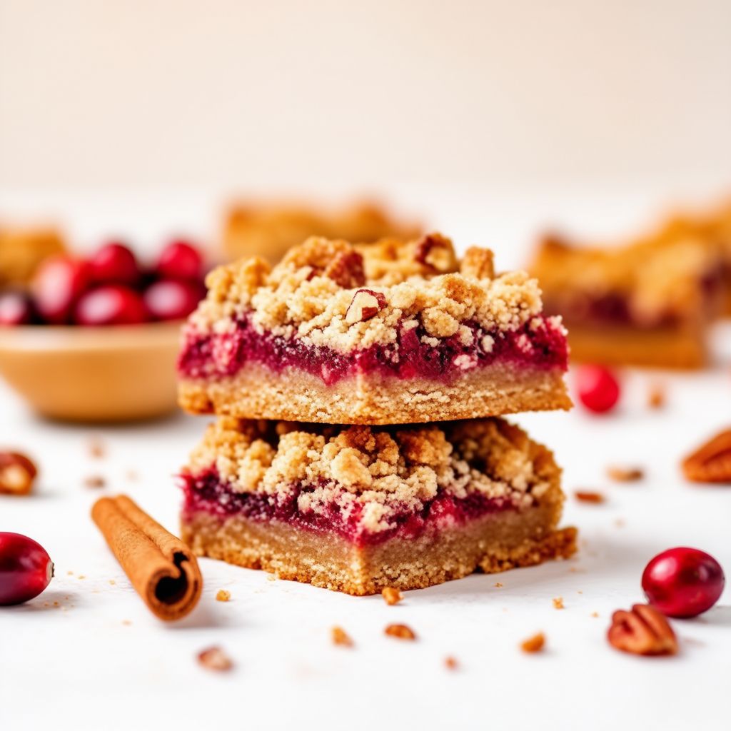 Barrette di Crumble ai Mirtilli Rossi