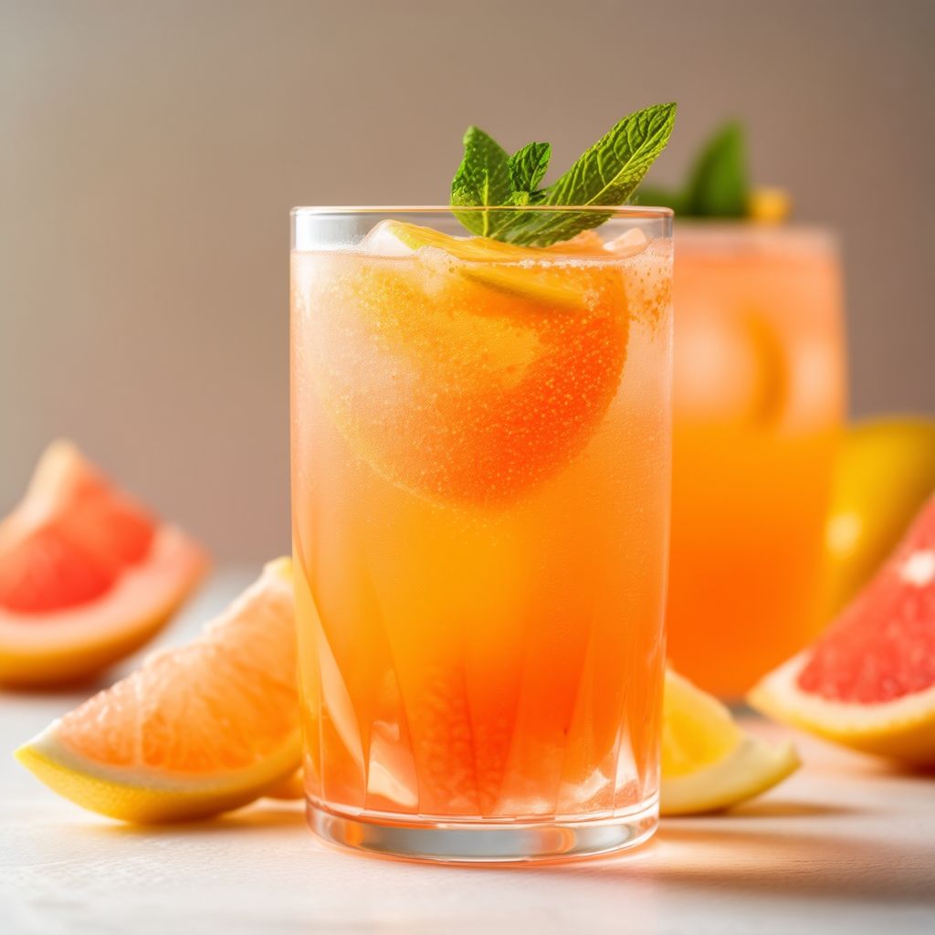 Zitrus Sonnenuntergang Spritz