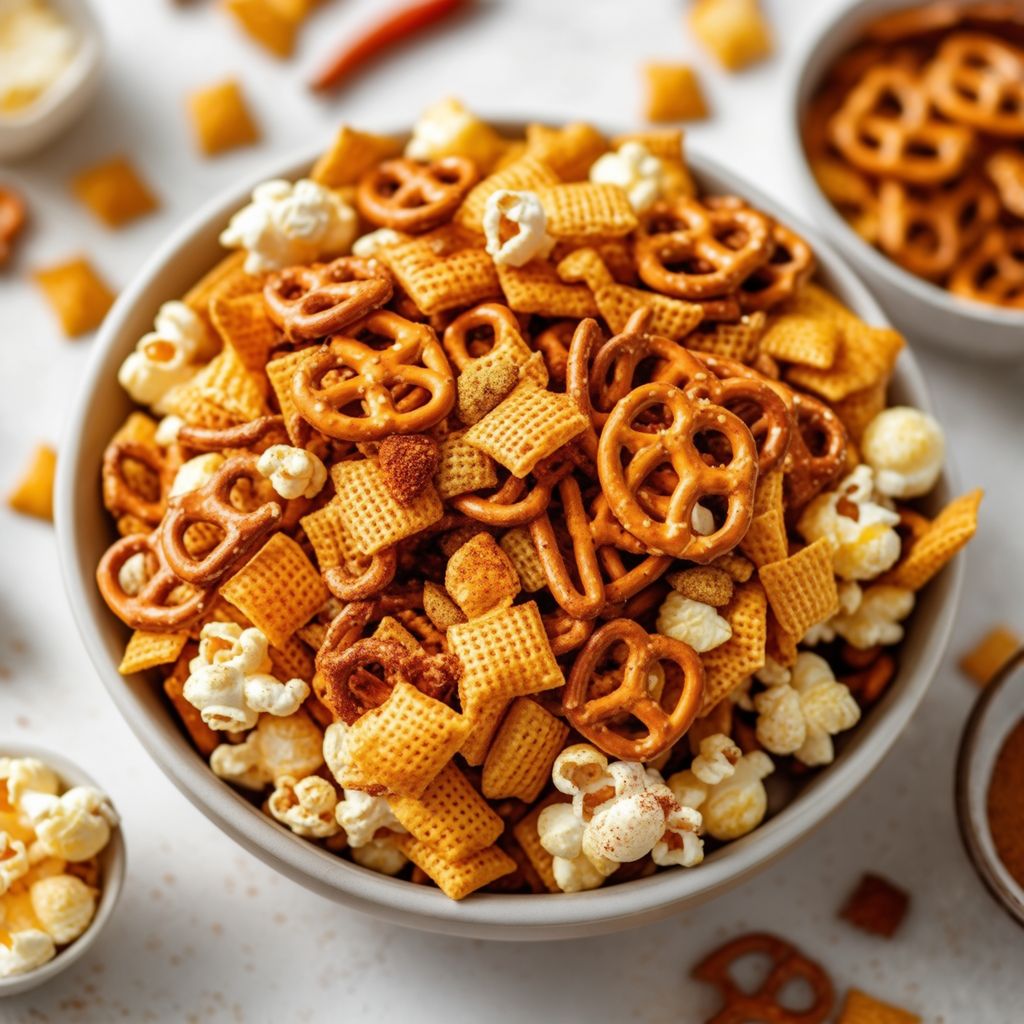 Savory Holiday Snack Mix