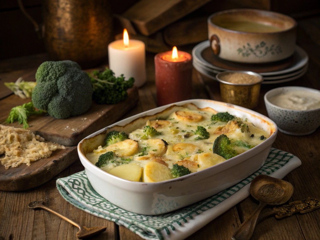 Kartoffel-Brokkoli-Gratin