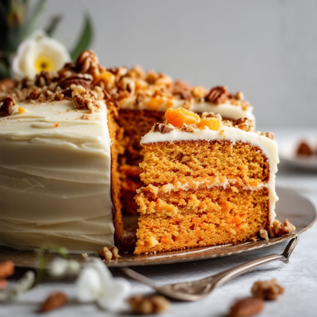 Delightful Carrot and Pineapple Cake