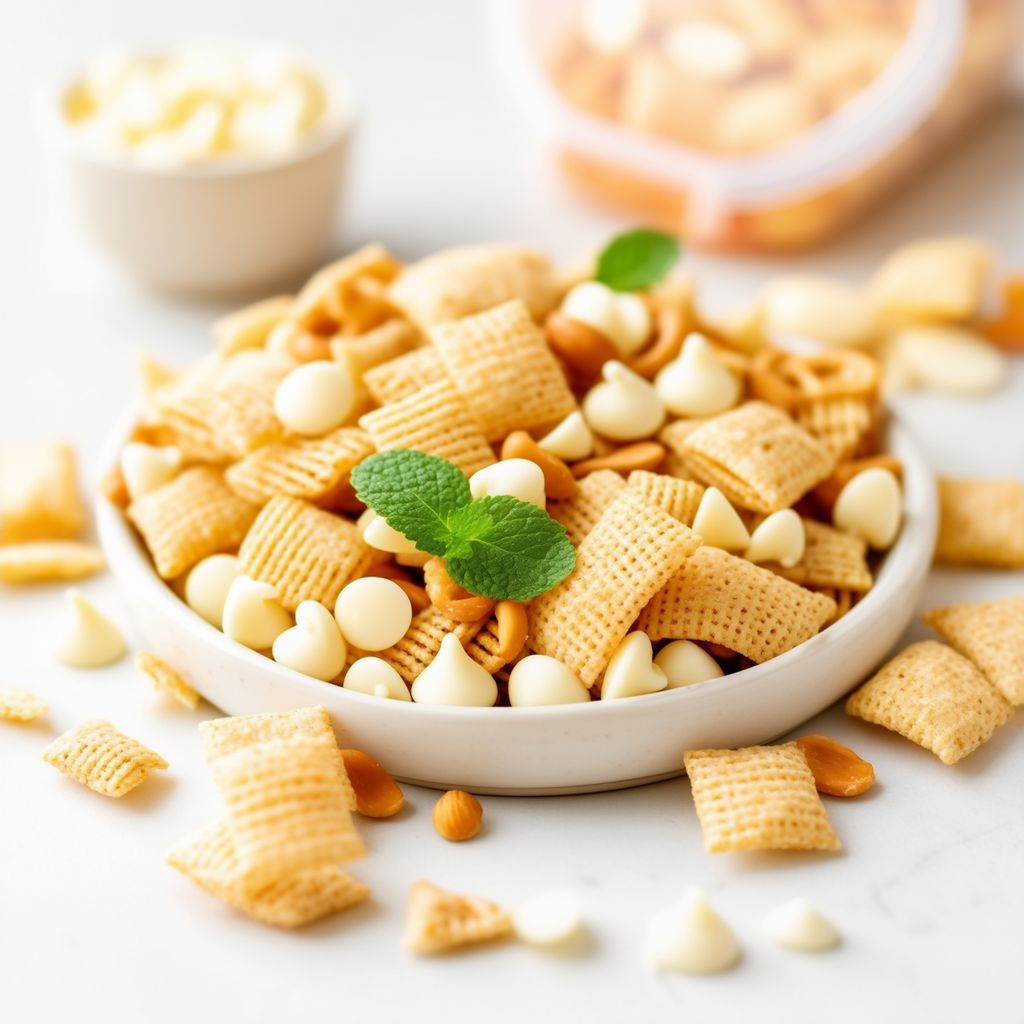 Festive White Chocolate Crunch Mix