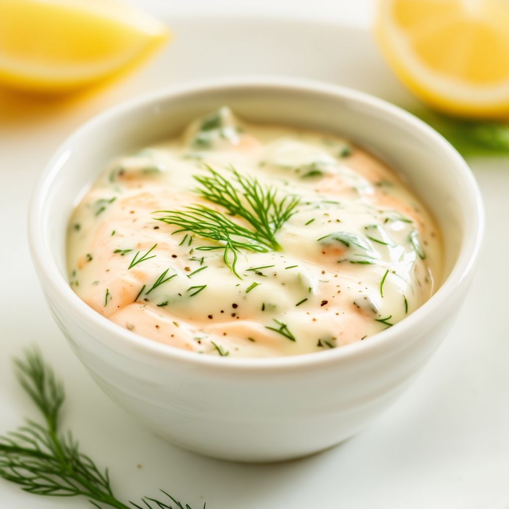Creamy Lemon Dill Sauce for Salmon