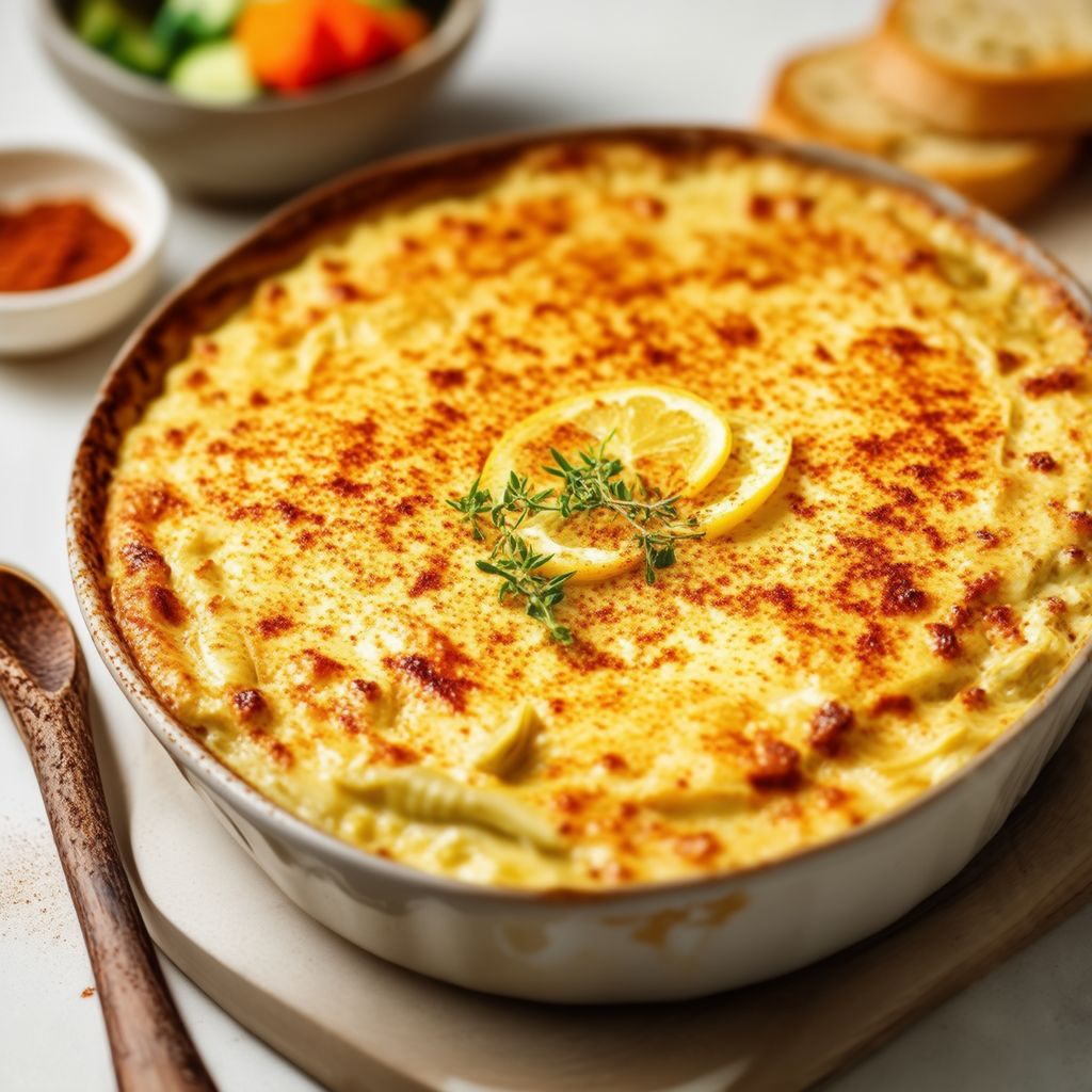 Creamy Artichoke and Cheese Bake
