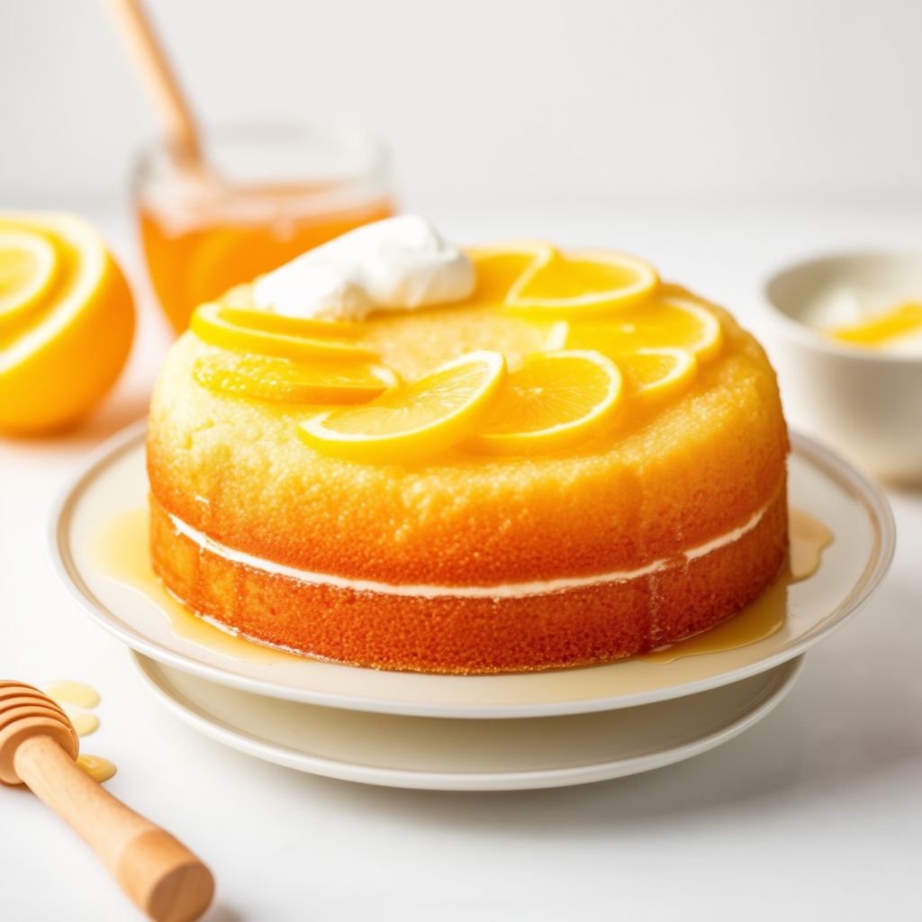 Zitrus-Honig-Joghurt-Delight-Kuchen