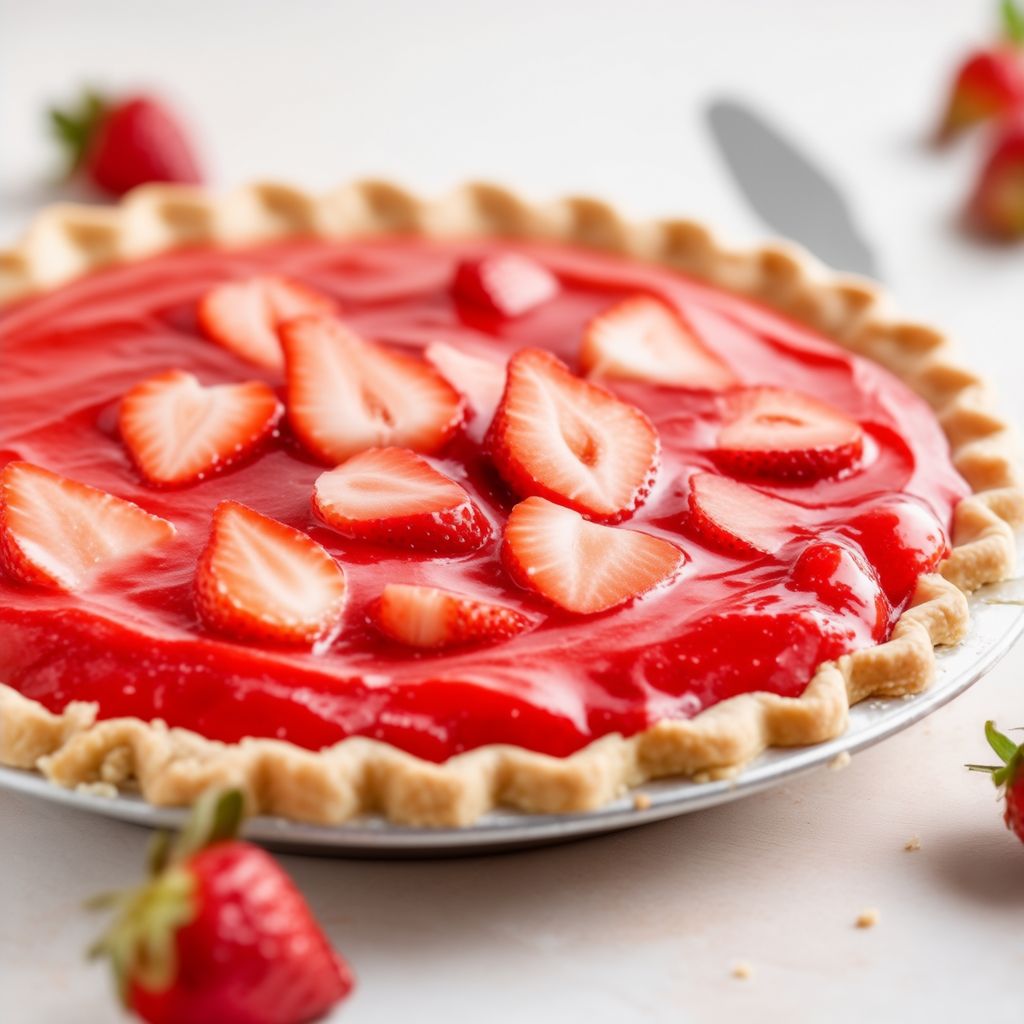 Fresh Strawberry Delight Pie