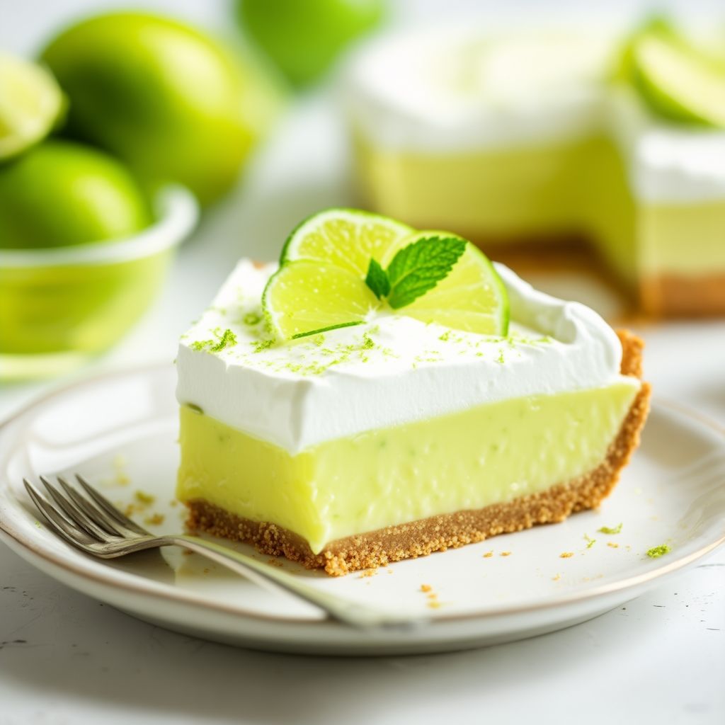 Refreshing Lime Yogurt Pie