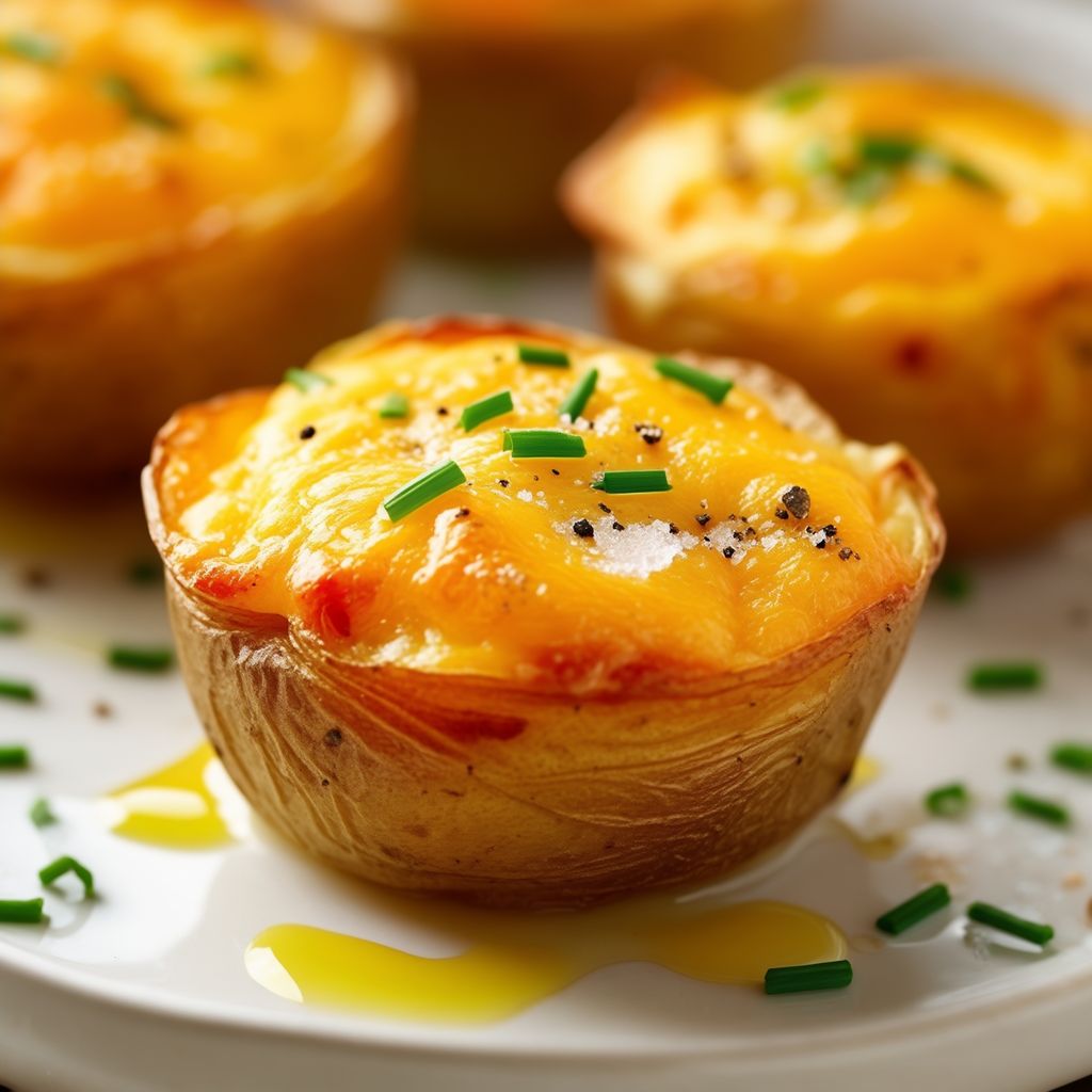 Tazze di Patate con Formaggio e Erbe