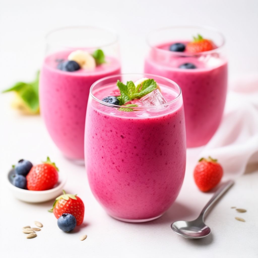 Beeren-Bananen-Glück Smoothie