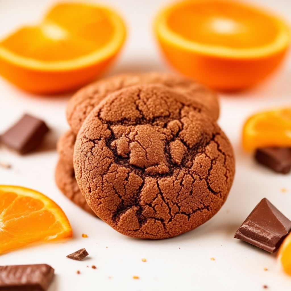 Zesty Orange Chocolate Delight Cookies