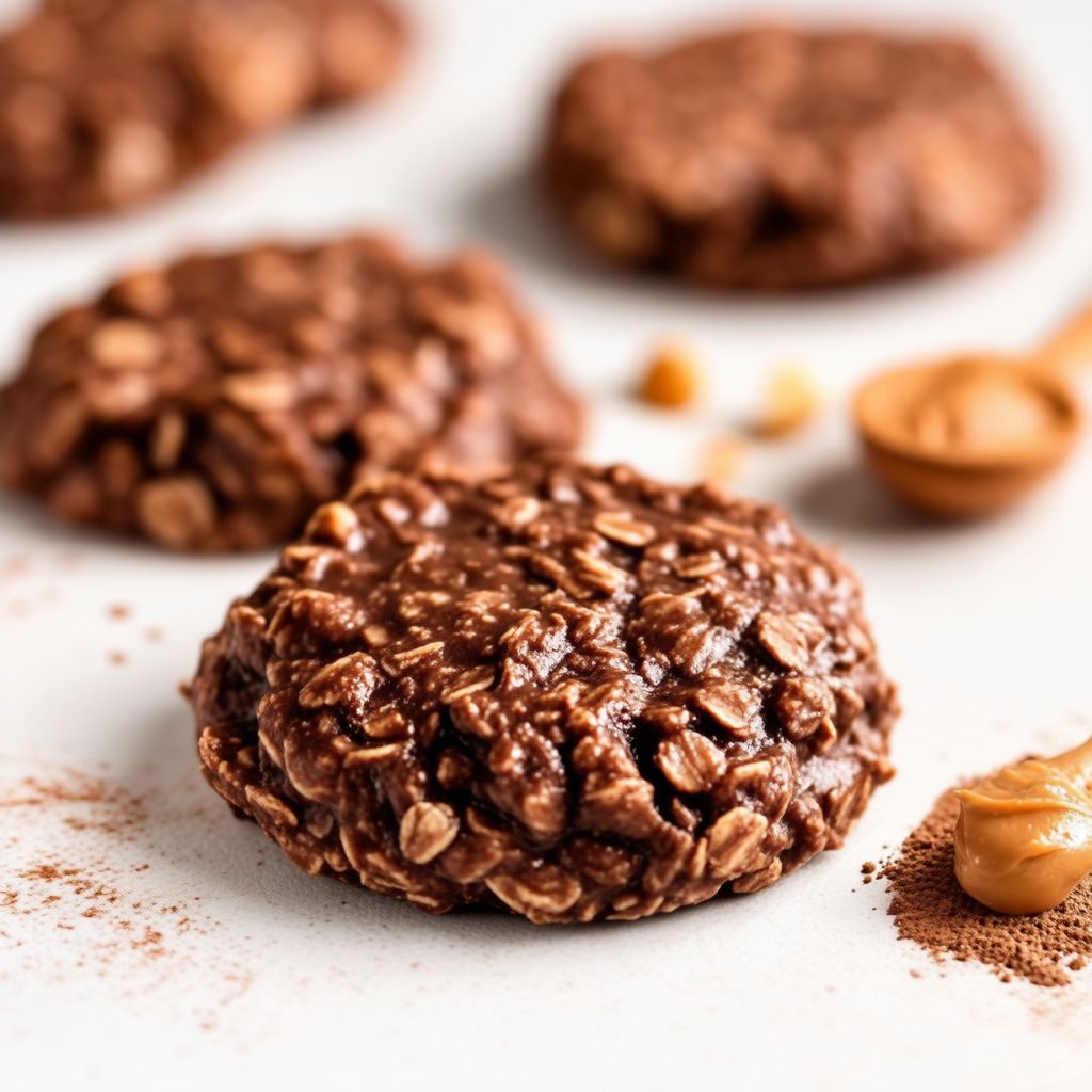 Schokoladen-Erdnussbutter No-Bake Delights