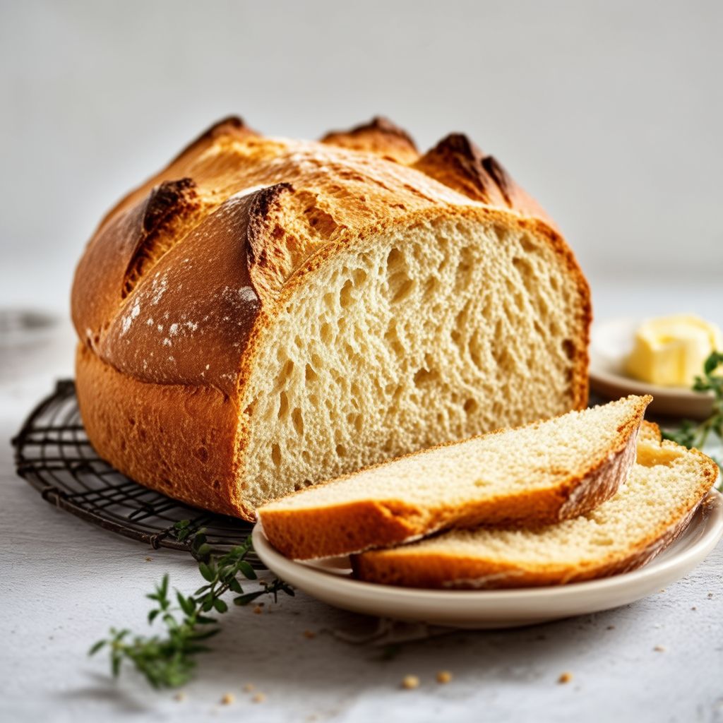 Rustikaler englischer Cottage Loaf