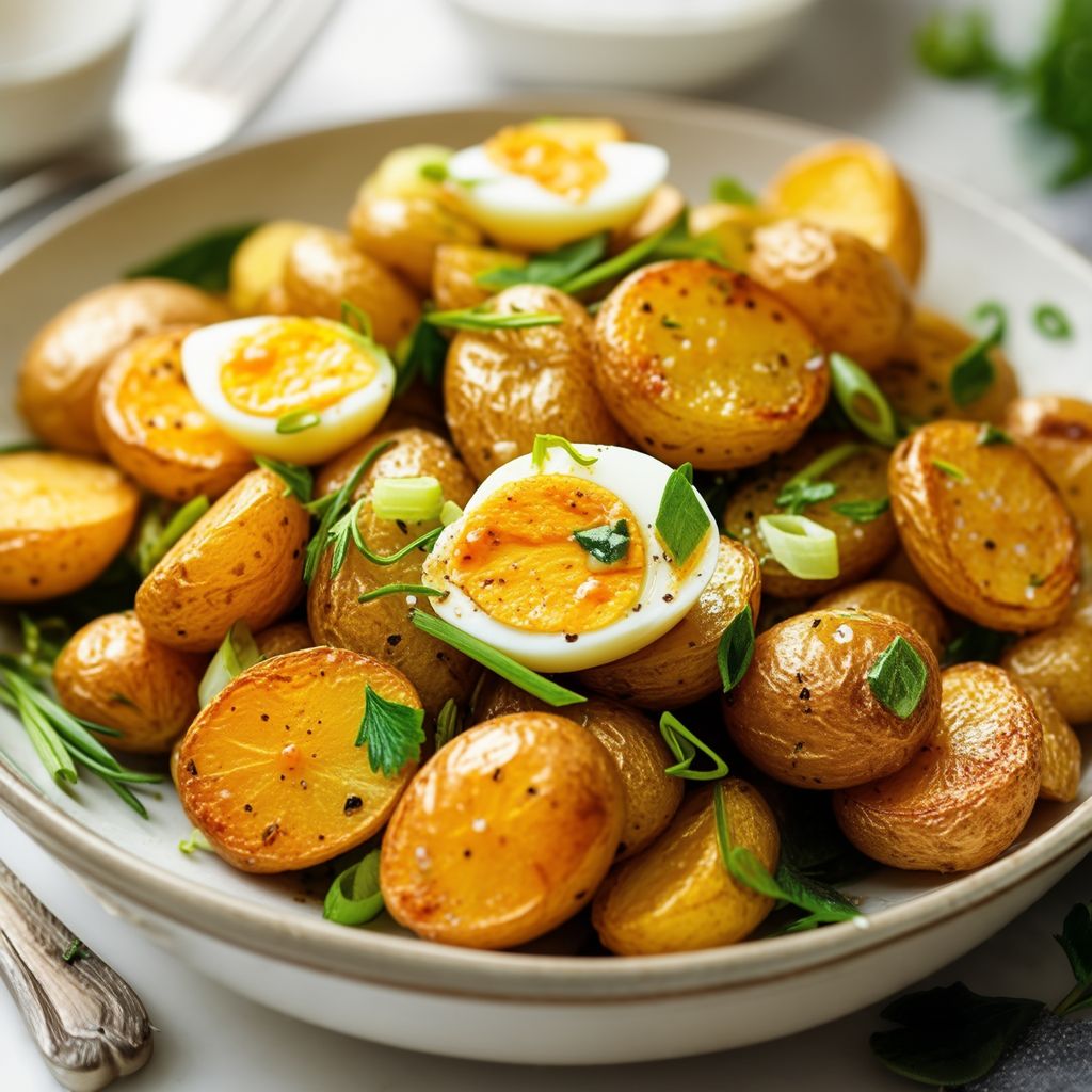 Crispy Herb Roasted Potato Salad