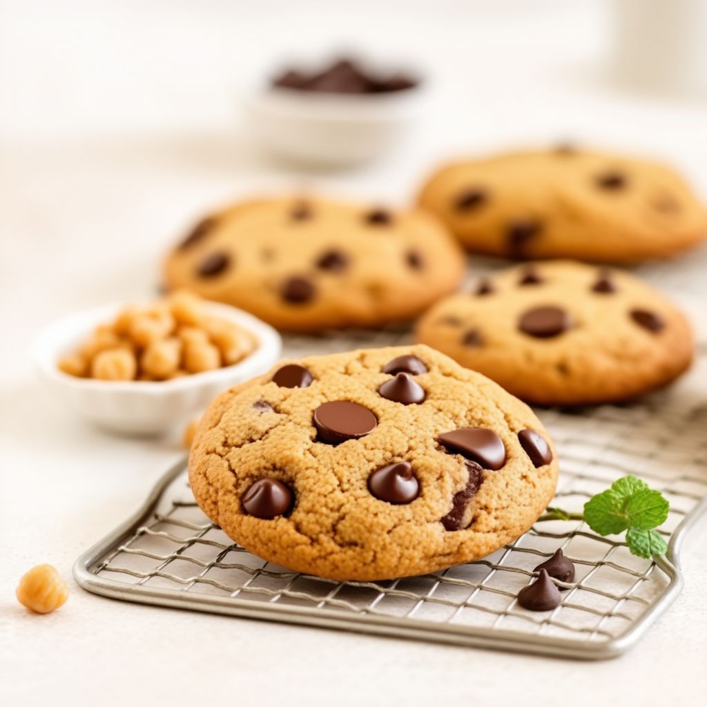 Biscotti al Cioccolato con Farina di Ceci Senza Glutine