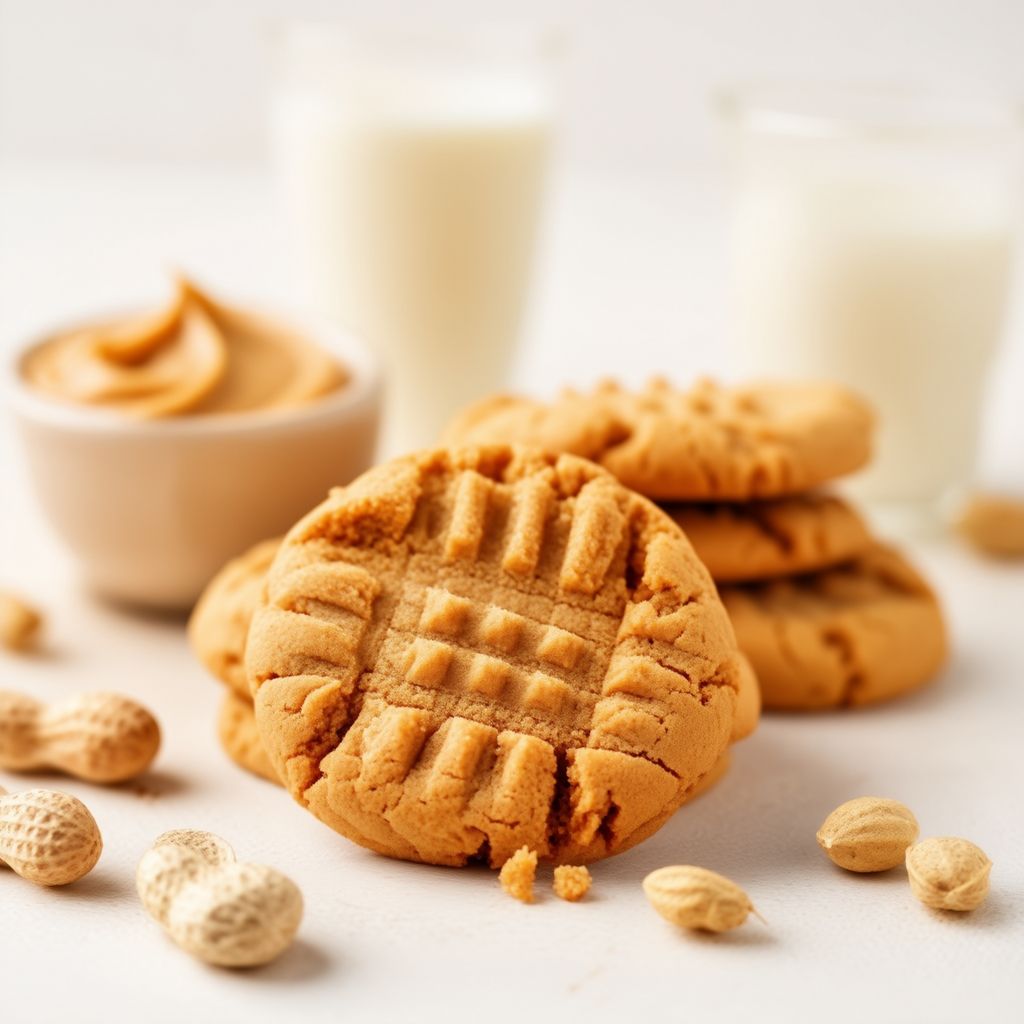 Soft and Chewy Peanut Butter Cookies