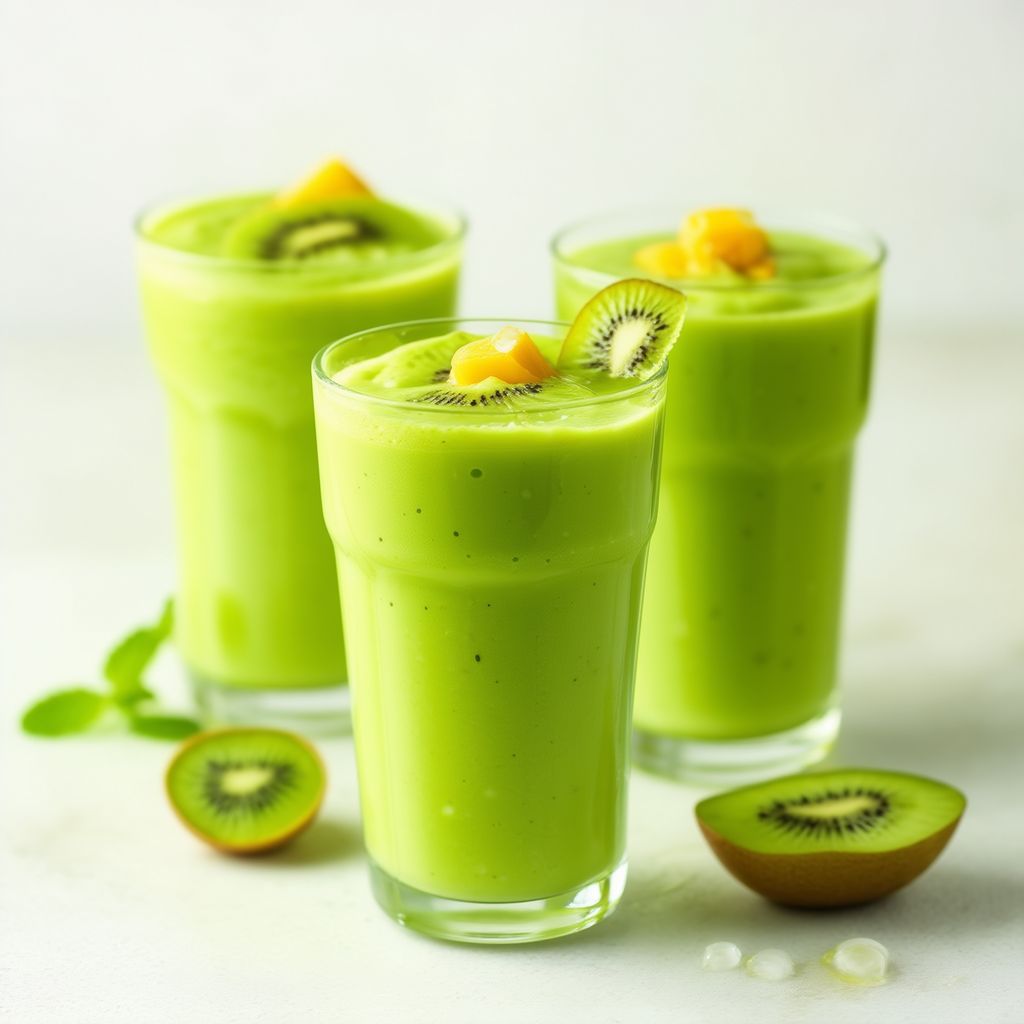 Tropischer Kiwi-Genuss-Smoothie