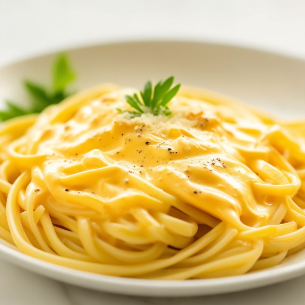 Knoblauch-Frischkäse-Pasta-Sauce
