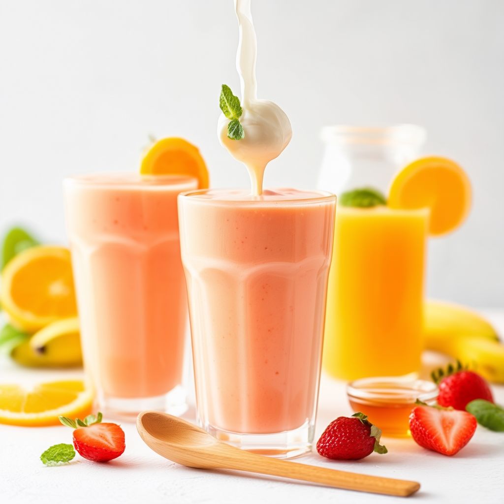 Tropical Banana Berry Smoothie