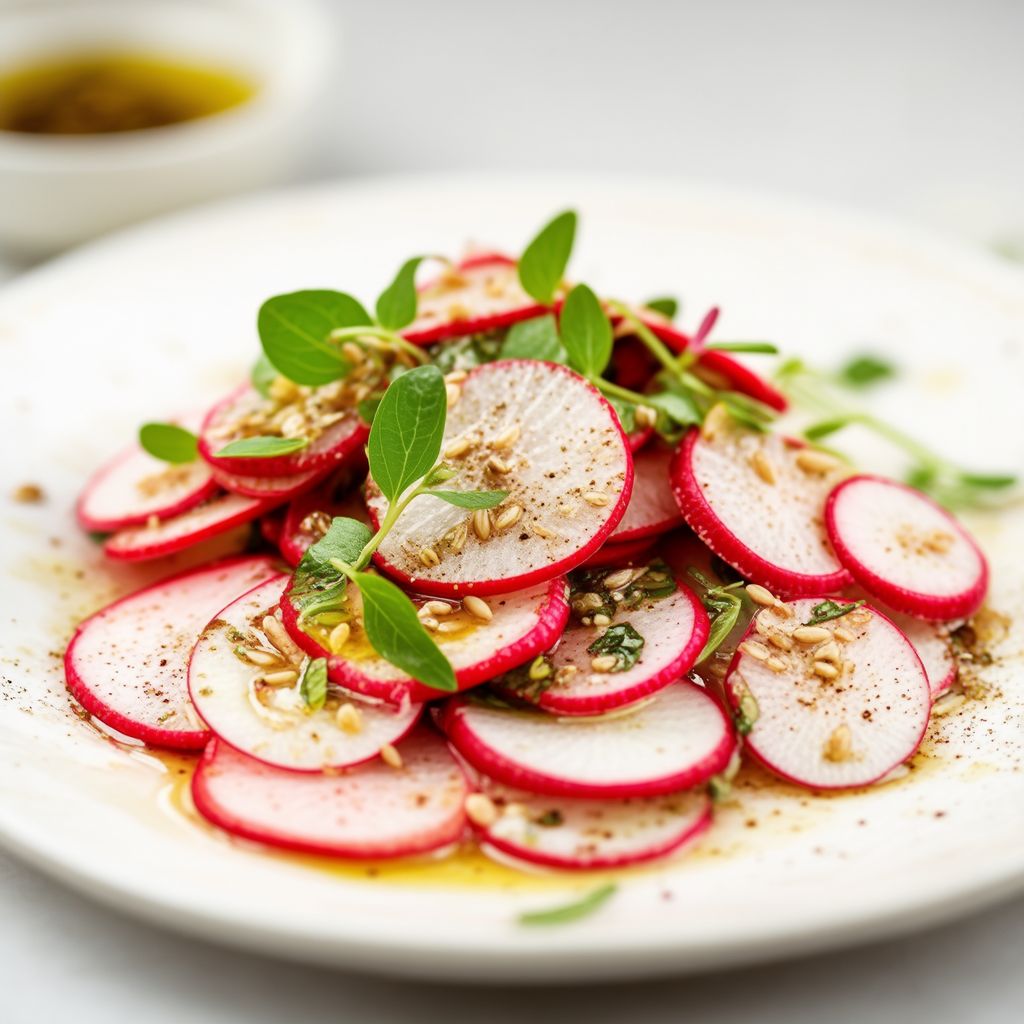 Zesty Radish and Herb Salad