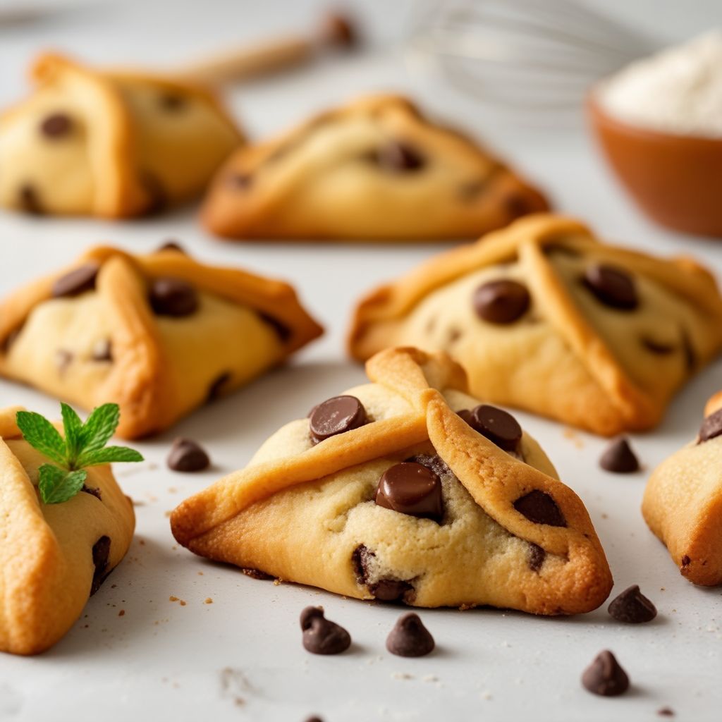 Hamantaschen con Gocce di Cioccolato