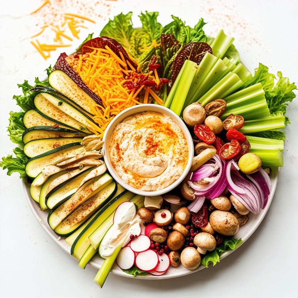 Piatto di Verdure a Forma di Tacchino Festivo