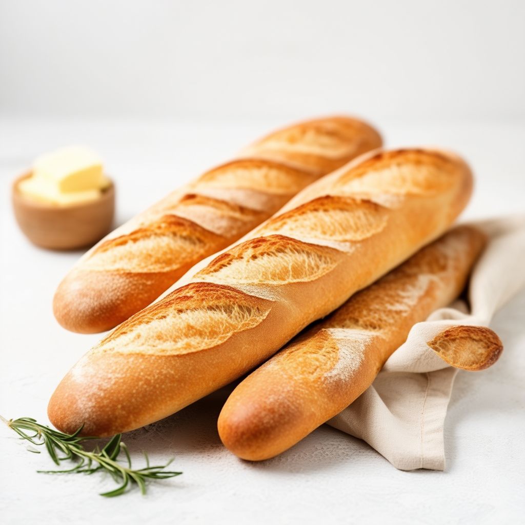 Rustic Sourdough Baguettes