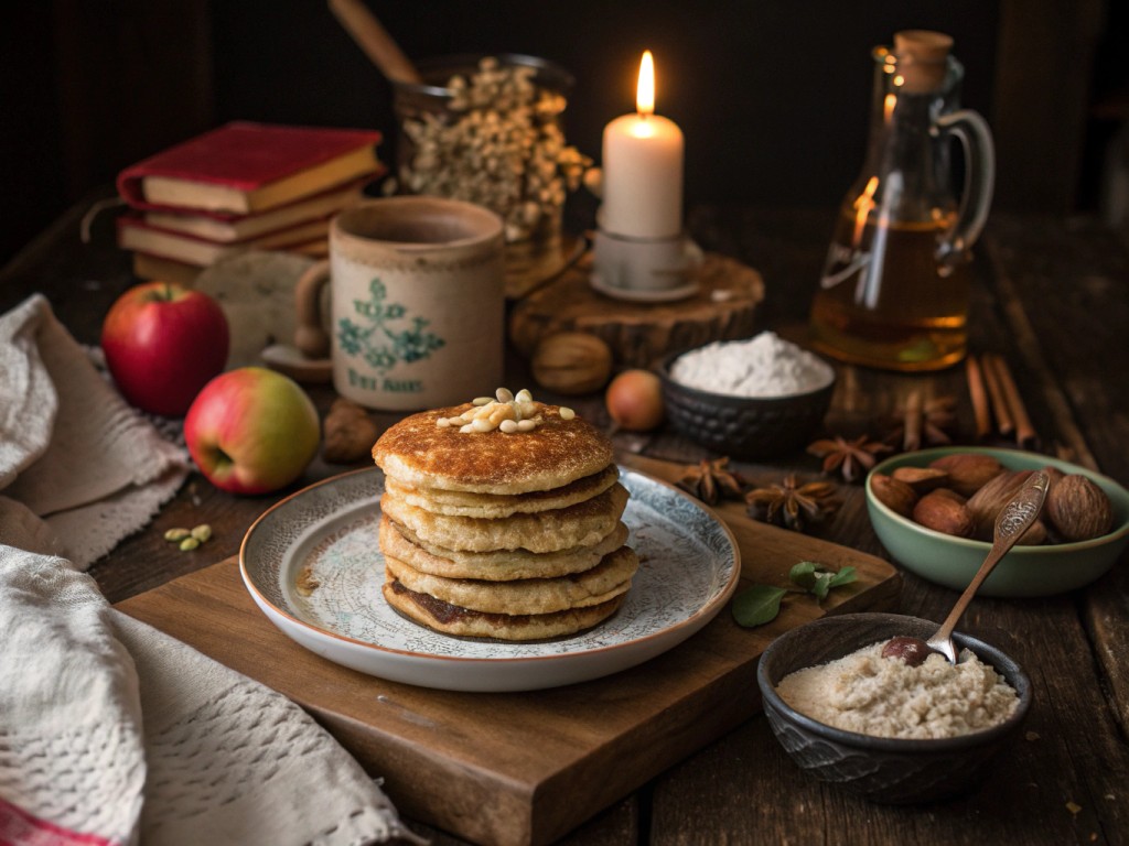 Apfelpfannkuchen ohne Zucker