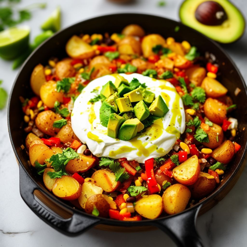 Würzige Southwest Kartoffelpfanne