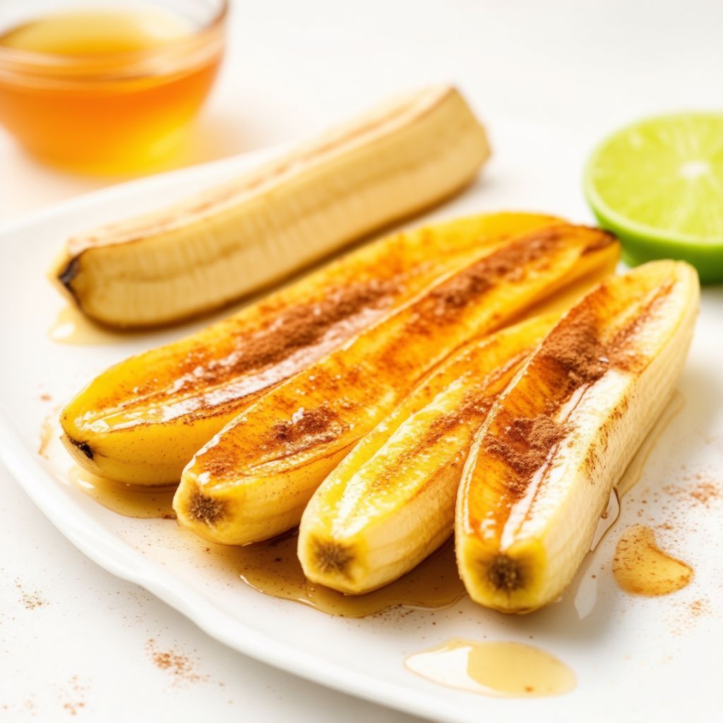 Gegrillte Honig-Limetten-Bananen